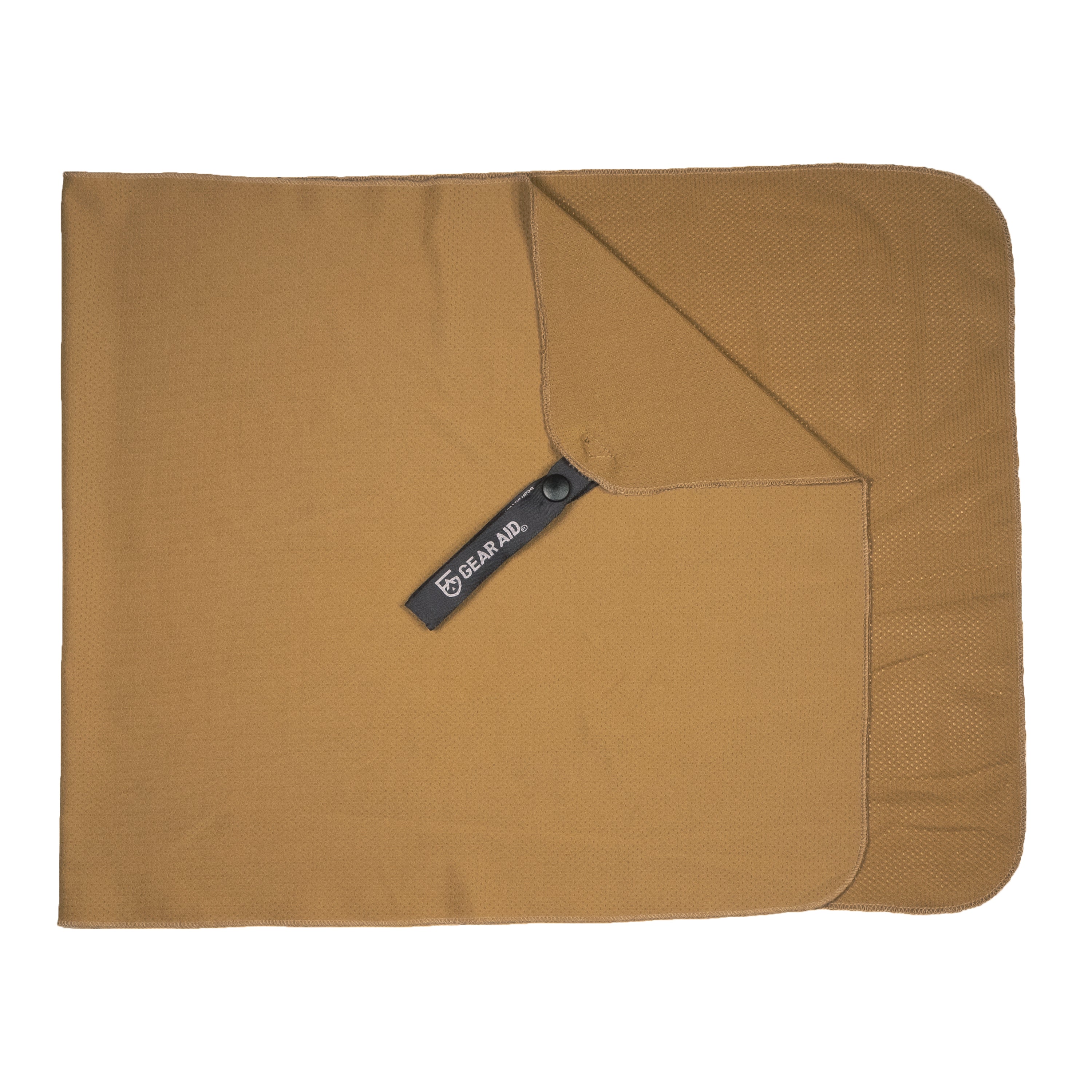 GEAR AID cooling towel folded nicely on a white background