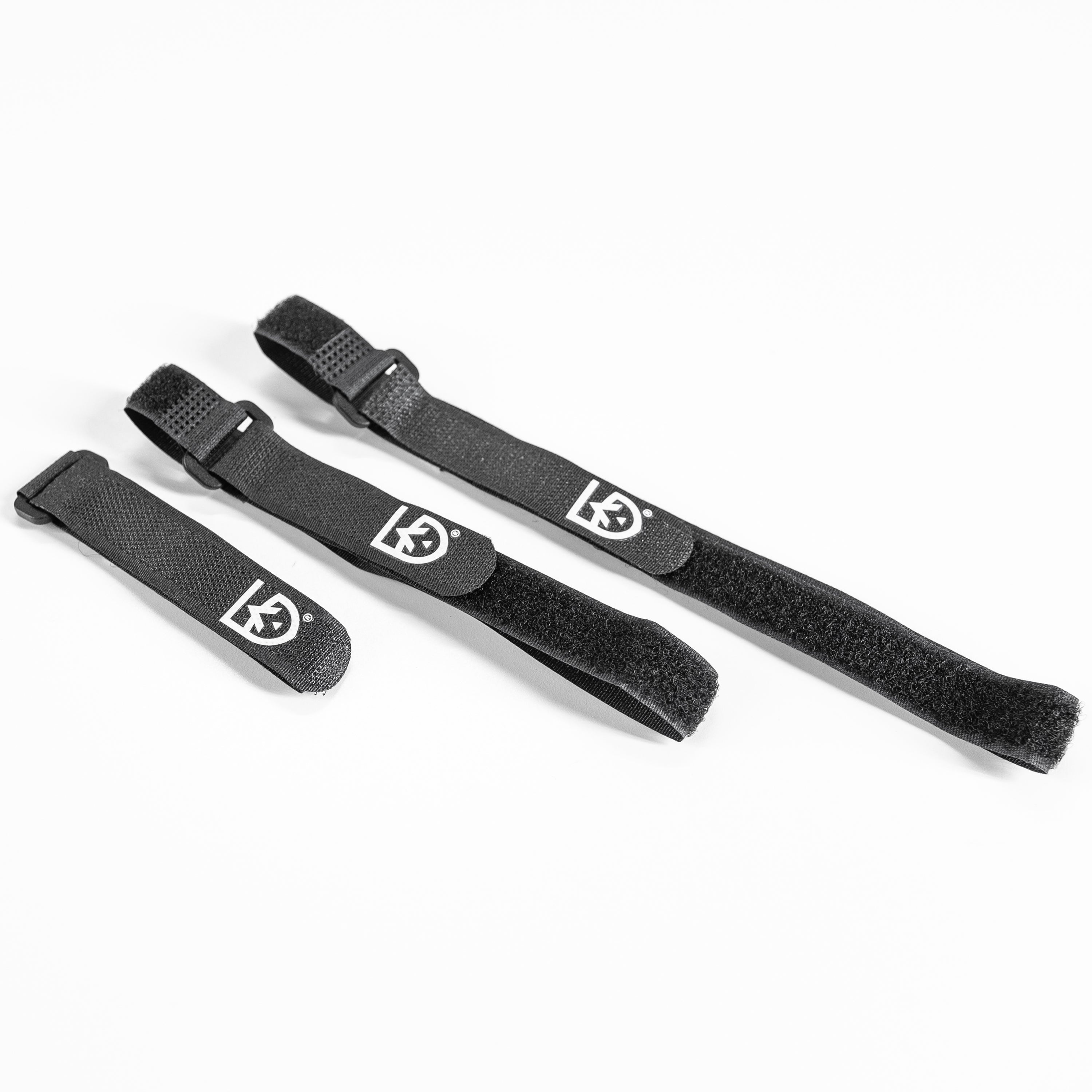 Three sizes of Fast Wrap sitting on white background