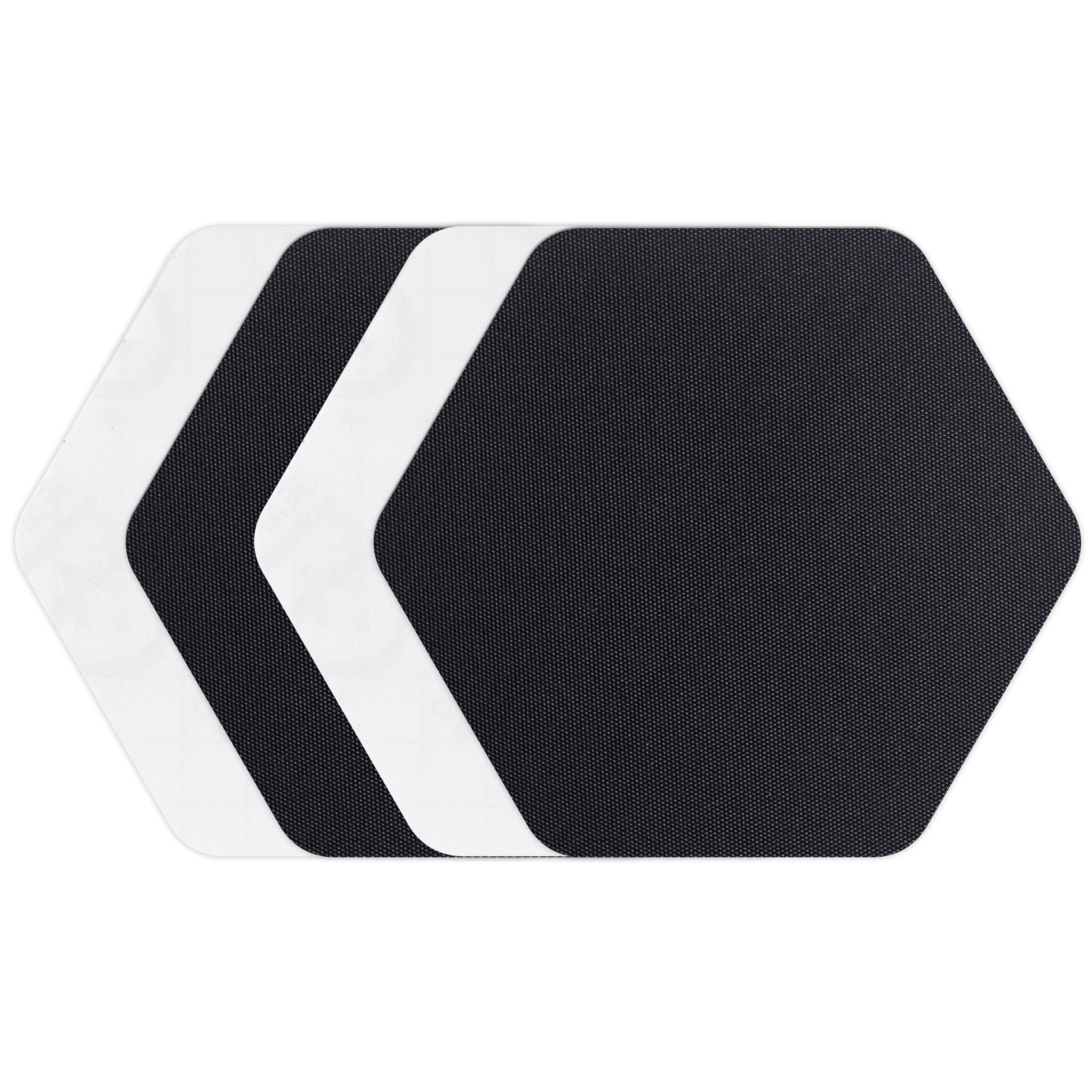 GEAR AID Tenacious Tape Repair Patches for Jackets, Tents, Outdoor Gear and  Technical Fabrics, 3” Rounds, 2.5” and 1.5” Hex Shapes, Color and Size  Options,Black : Everything Else 
