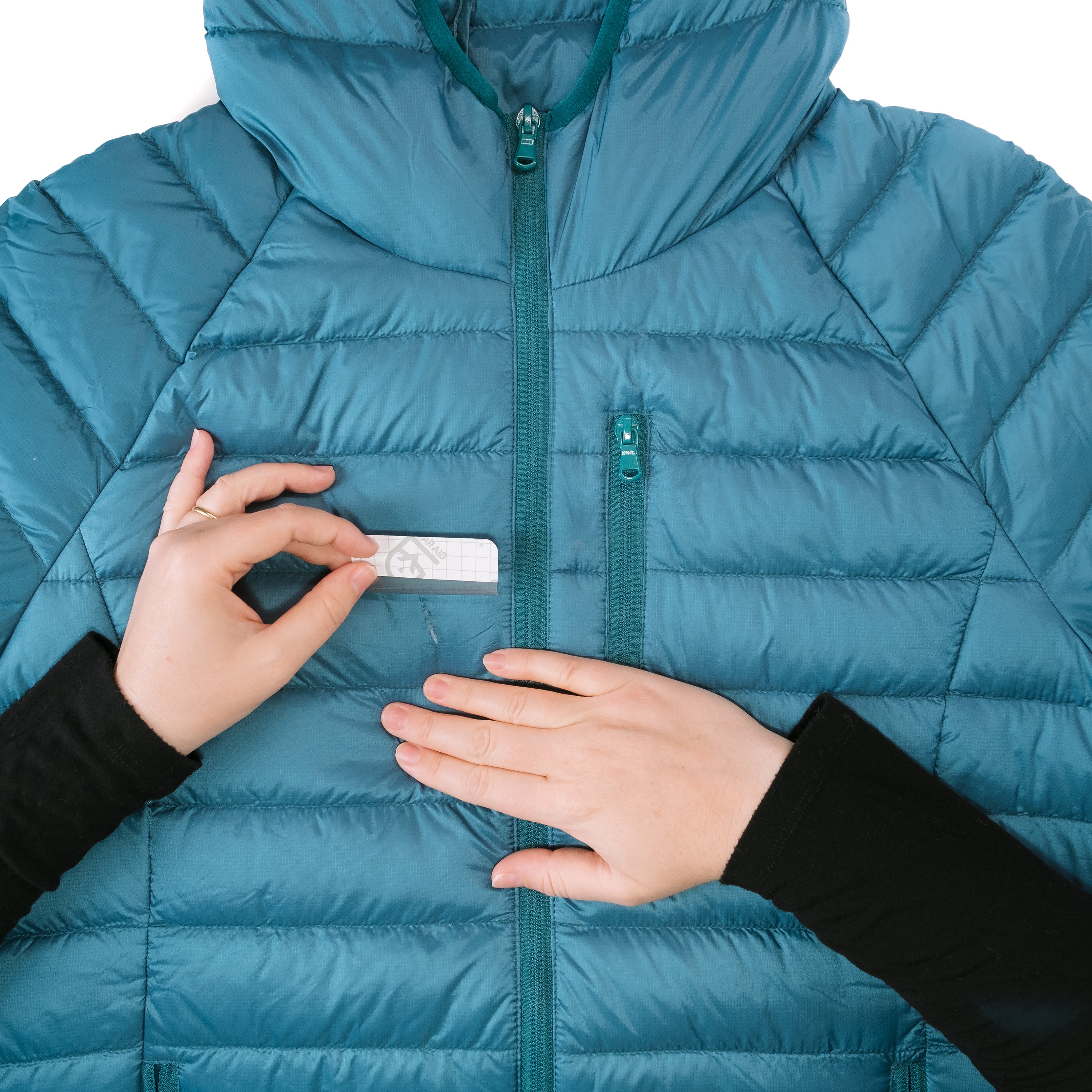 thumbnail interactive-video image 1 of GEAR AID Tenacious Tape Mini Patches – 1.5" X 2.5" – No-Sew Repair For Jackets, Tents, Rain Gear 1 of 5
