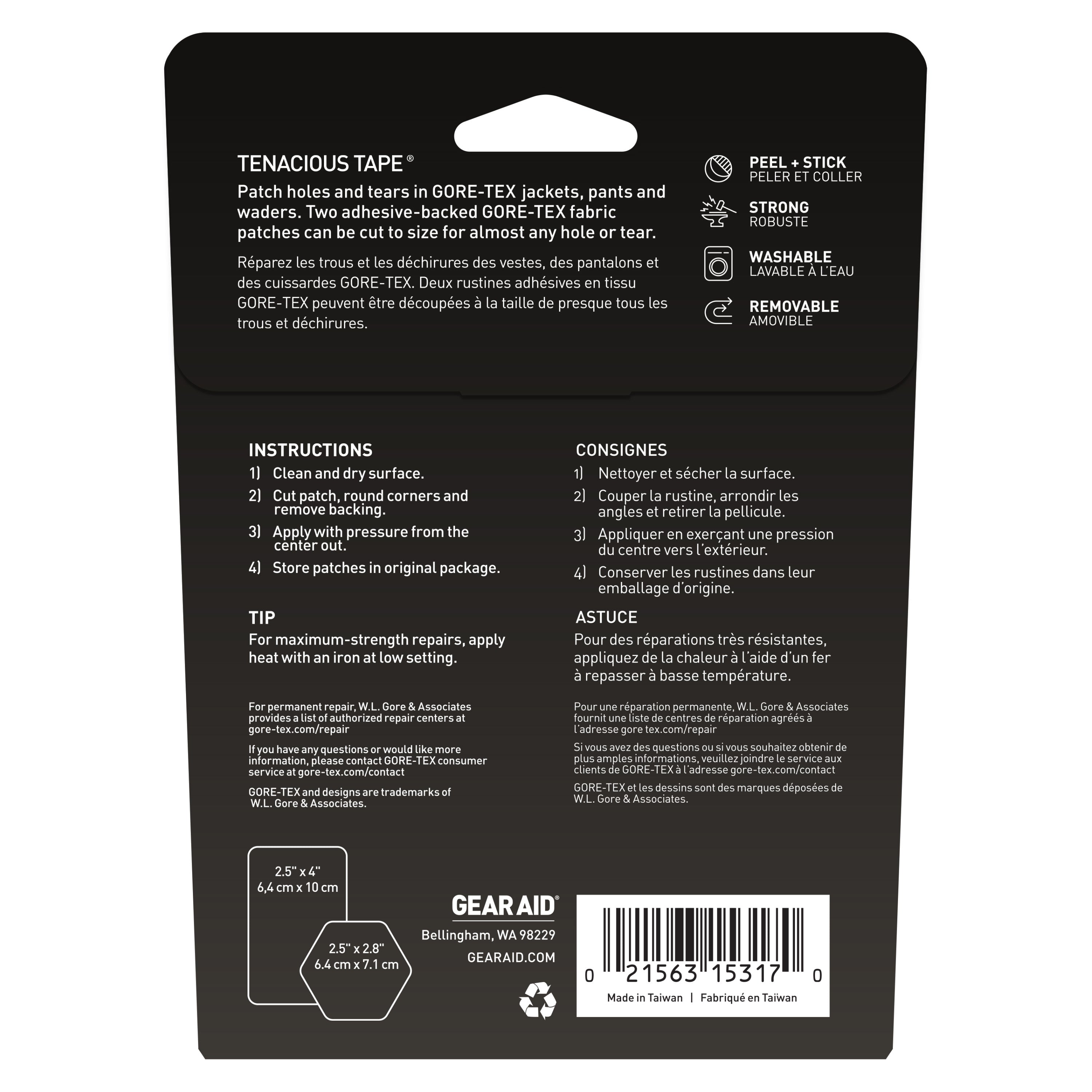 Image of packaging back