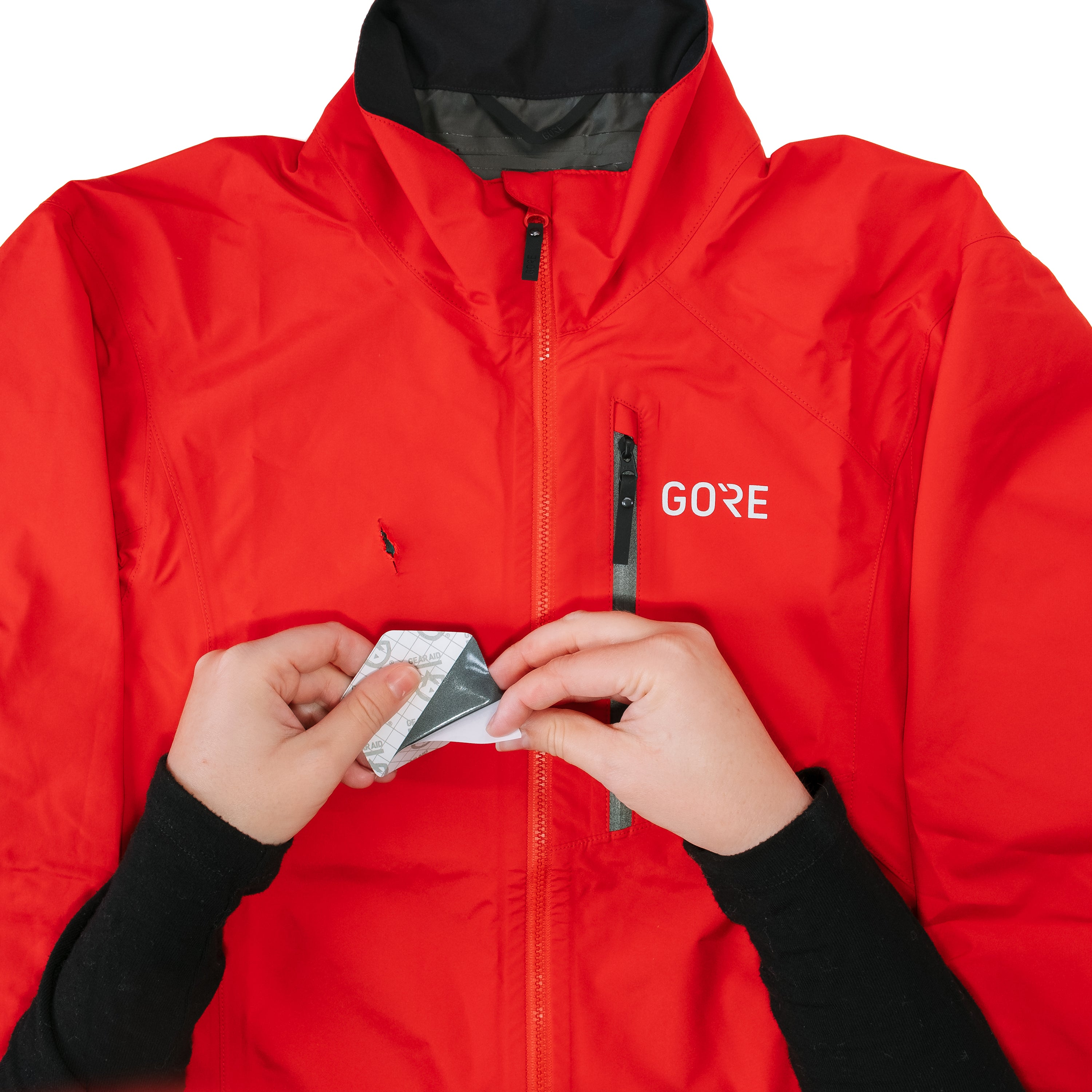 Gear Aid GORE-TEX Fabric Patches: 2.5 Hex and 4 Rectangle