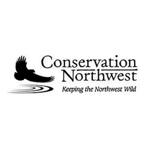 Logo of Conservation Northwest with a bird illustration on a white background