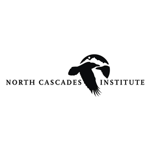 Logo of the North Cascades Institute with a bird design on a white background