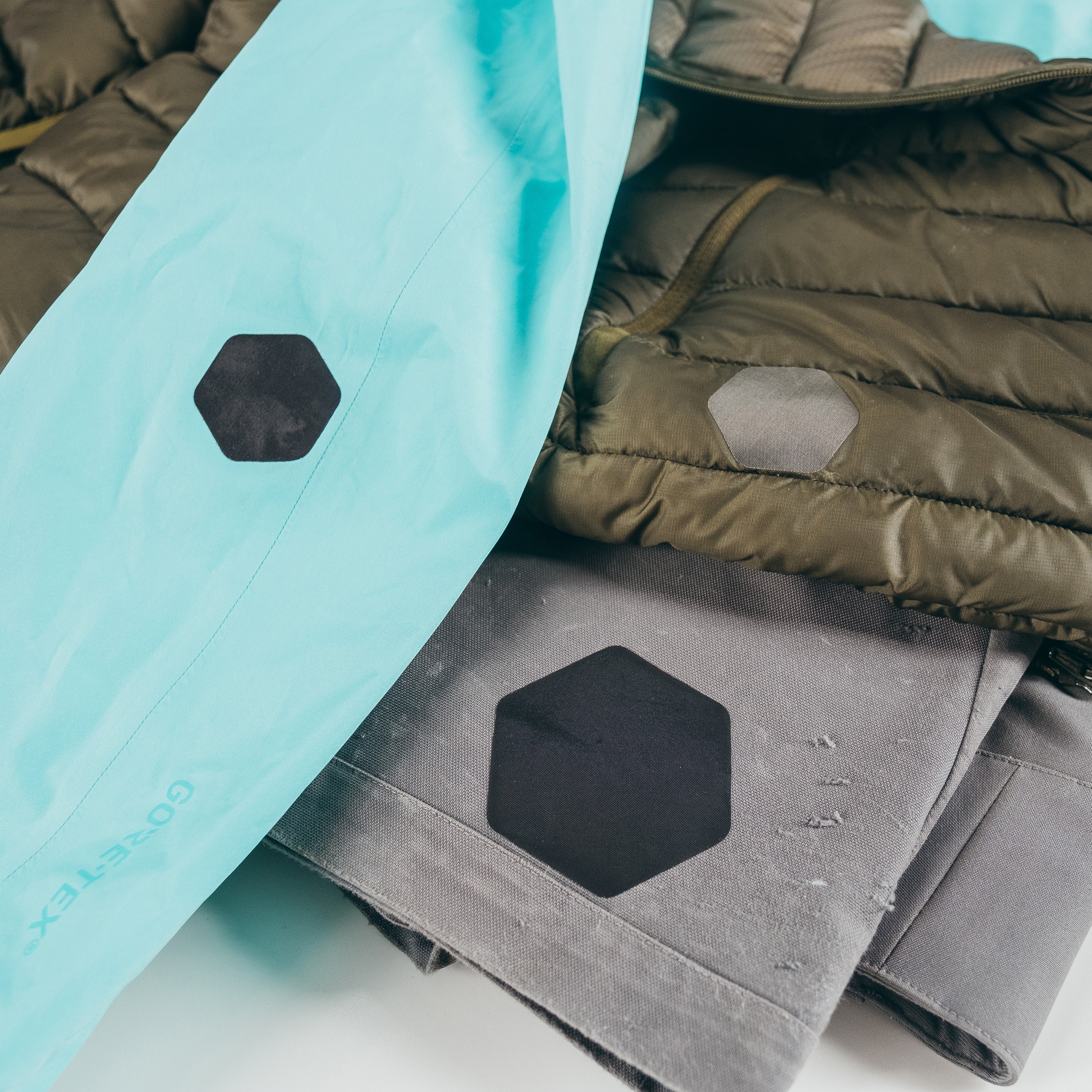 Tenacious Tape Repair Patches in black color