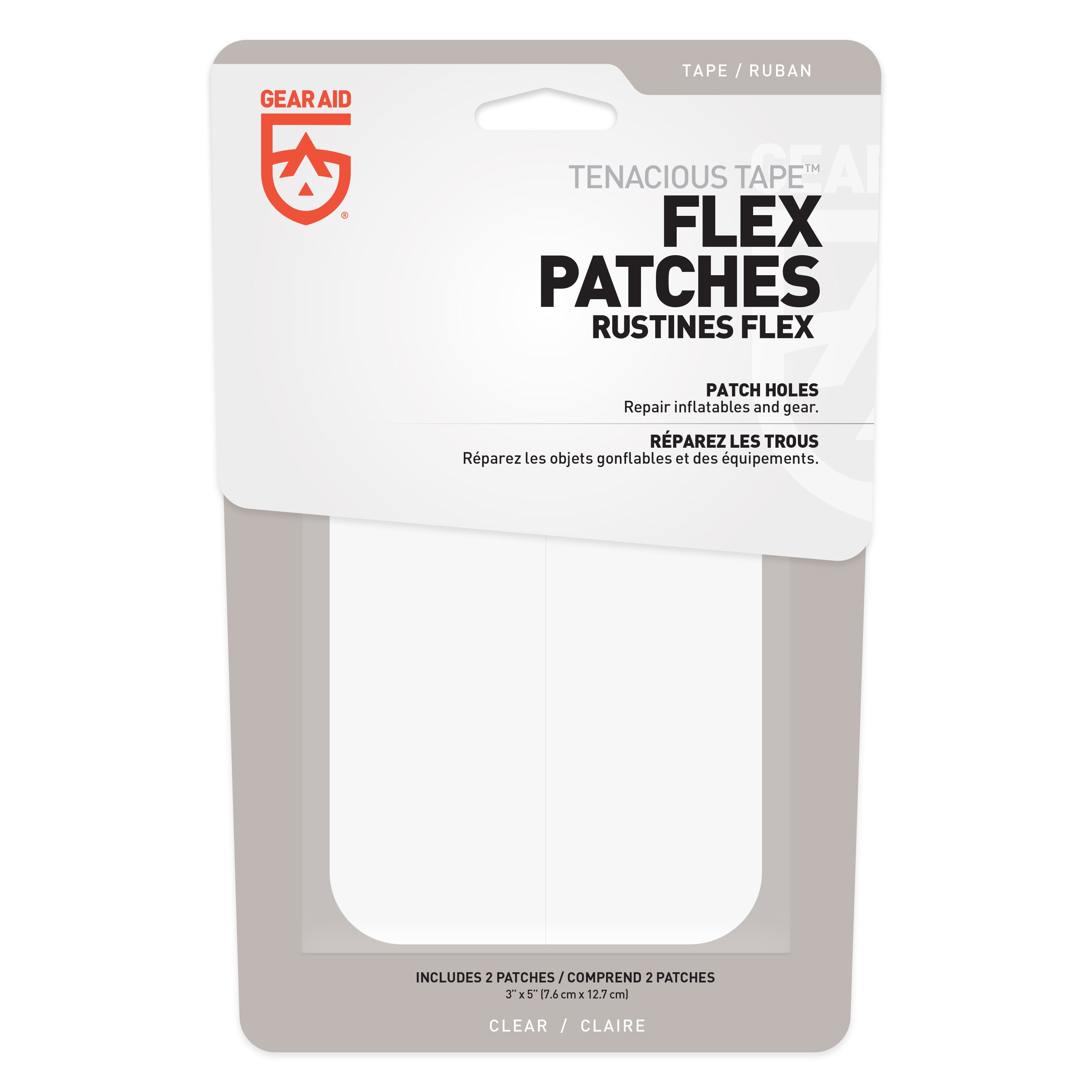 McNett Tenacious Tape Flex Patches 3 x 5 (7.6 x 12.7 cm) 10800