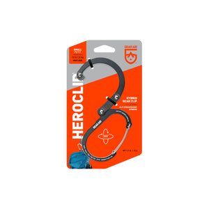 Heroclip small size in stealth black color