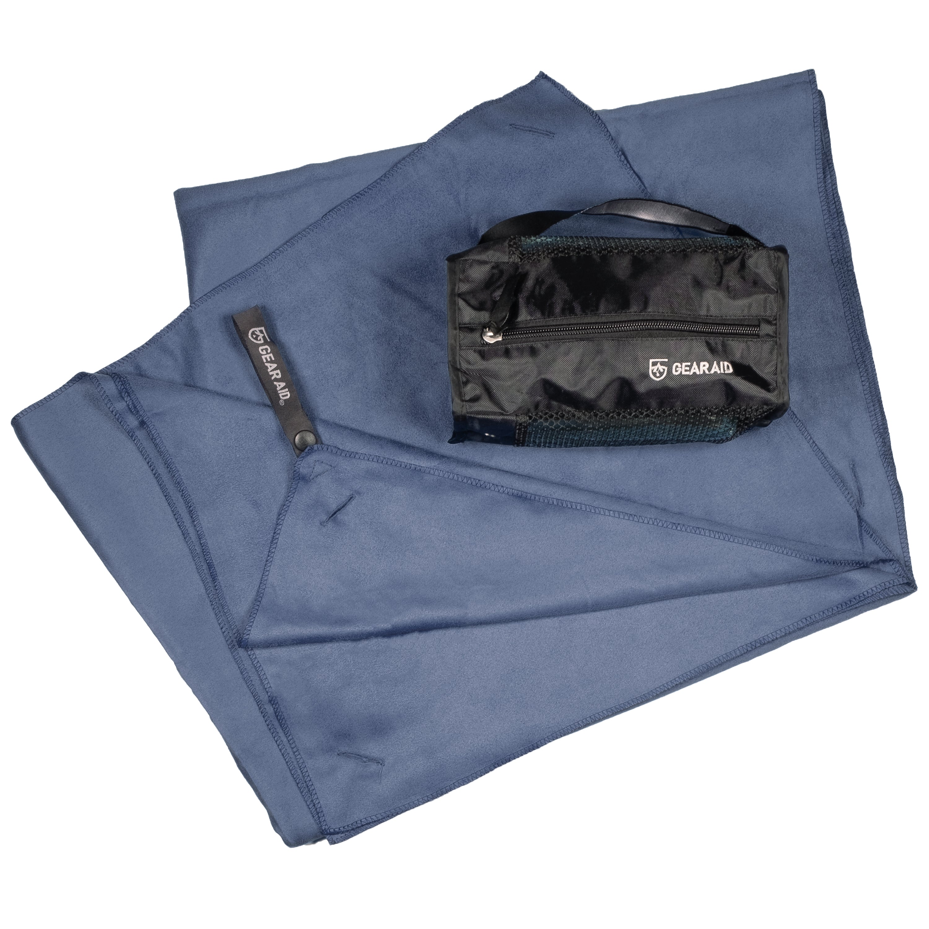 Microfiber towel cobalt in navy color XL size