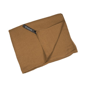 Micro Terry towel in coyote color
