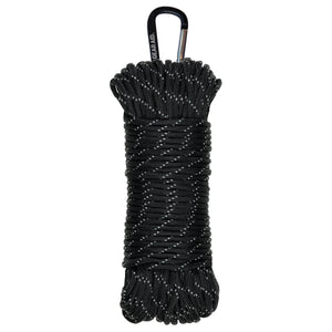 GearAid paracord in reflective black color